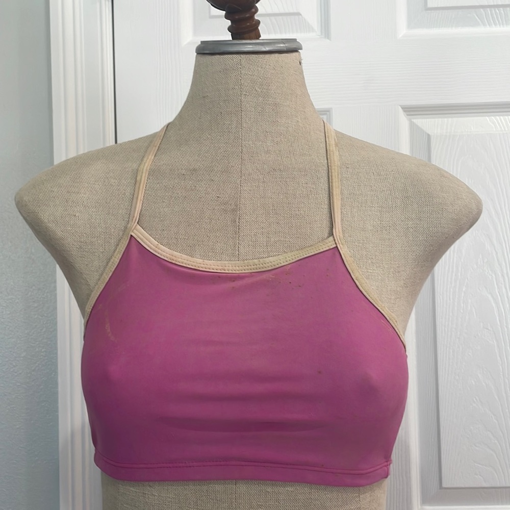 Y2K Old Navy swimsuit tankini top crop nylon spandex girls size 7